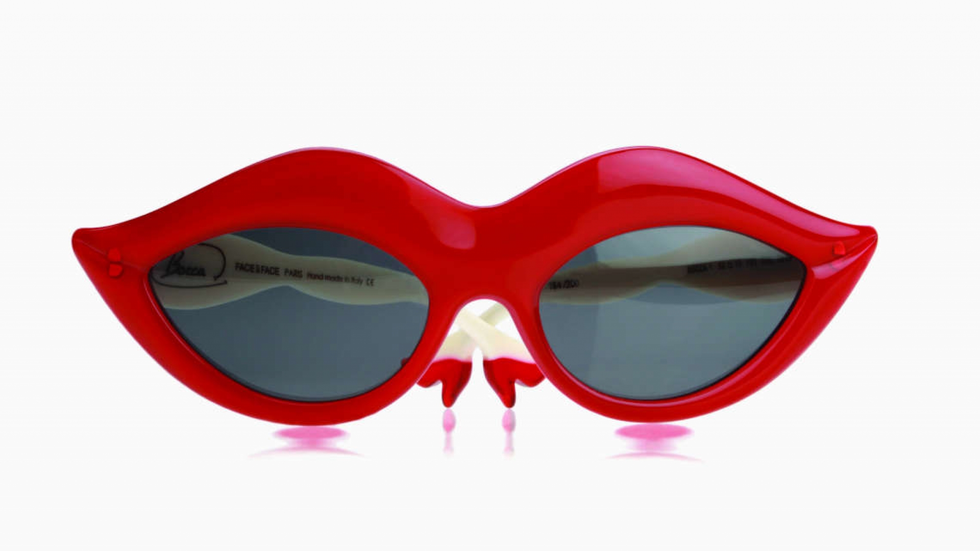 The first Bocca eyewear inspired by Salvador Dali's Mae West Lips sofa